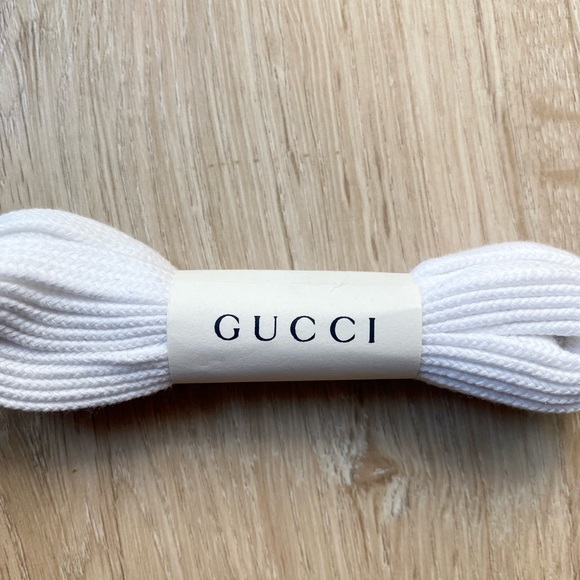 gucci laces white